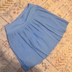 Yogalicious Sky Blue Pleated Mini Skirt